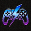 电竞竞猜预测网站流线型发光电竞品牌Logo